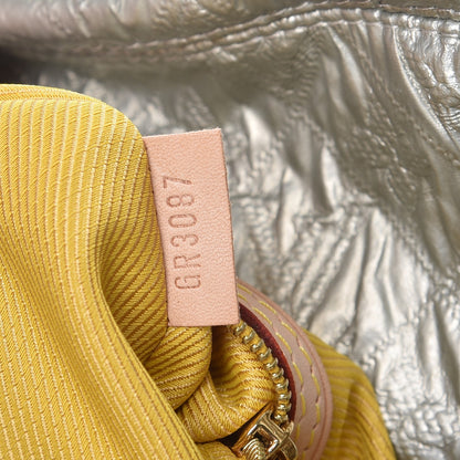 Louis Vuitton Jacquard Quilted Monogram Limelight Clutch GM Perle 7 of 7