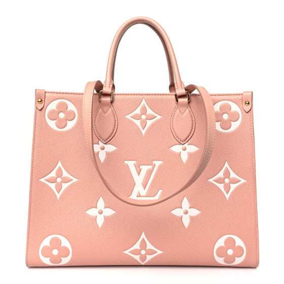 Empreinte Monogram Giant Onthego MM Rose Trianon Creme