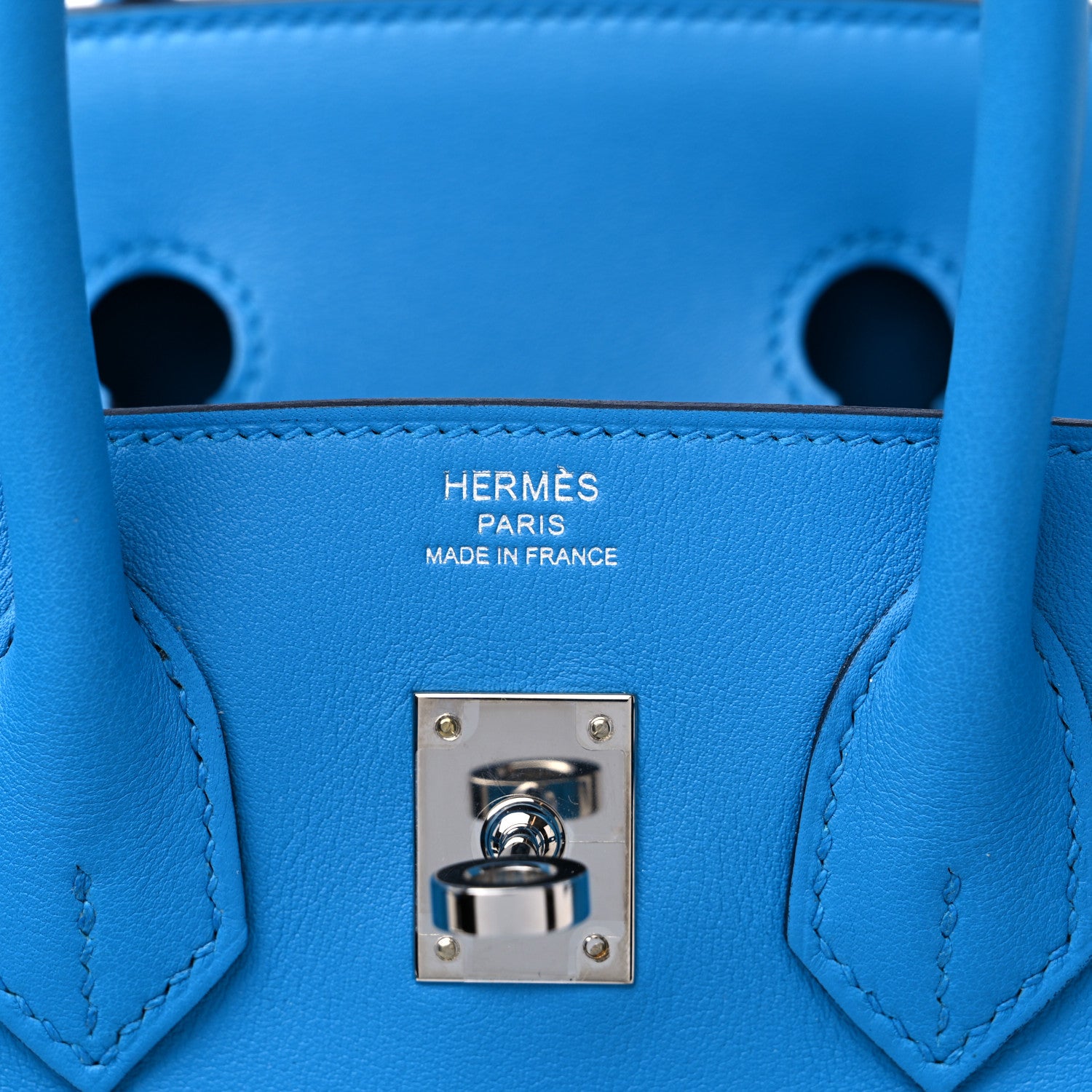 Hermes Swift Birkin 25 Bleu Frida 6 of 11