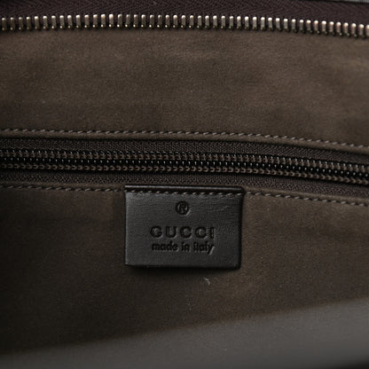 Gucci GG Supreme Monogram Medium Zippered Tote Dark Brown 6 of 10