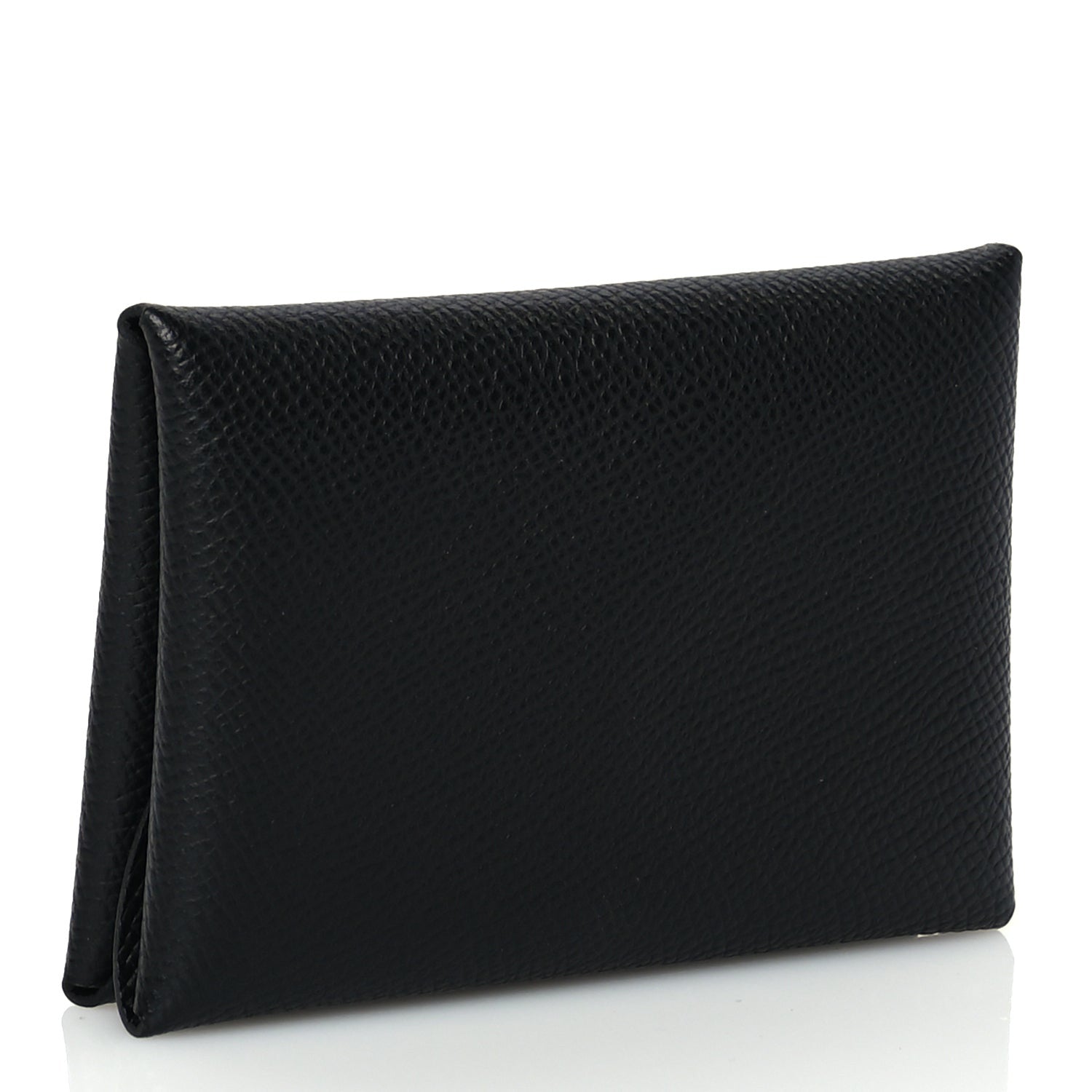 Hermes Epsom Calvi Duo Card Case Black 3 of 8