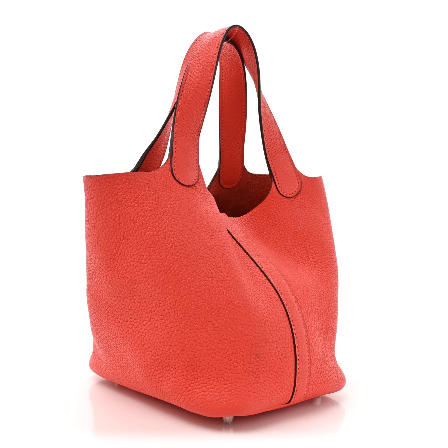 Hermes Taurillon Clemence Picotin Lock 18 PM Rose Jaipur 3 of 14