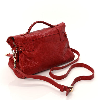 Mulberry Shrunken Calfskin Medium Alexa Poppy Red 2 of 8
