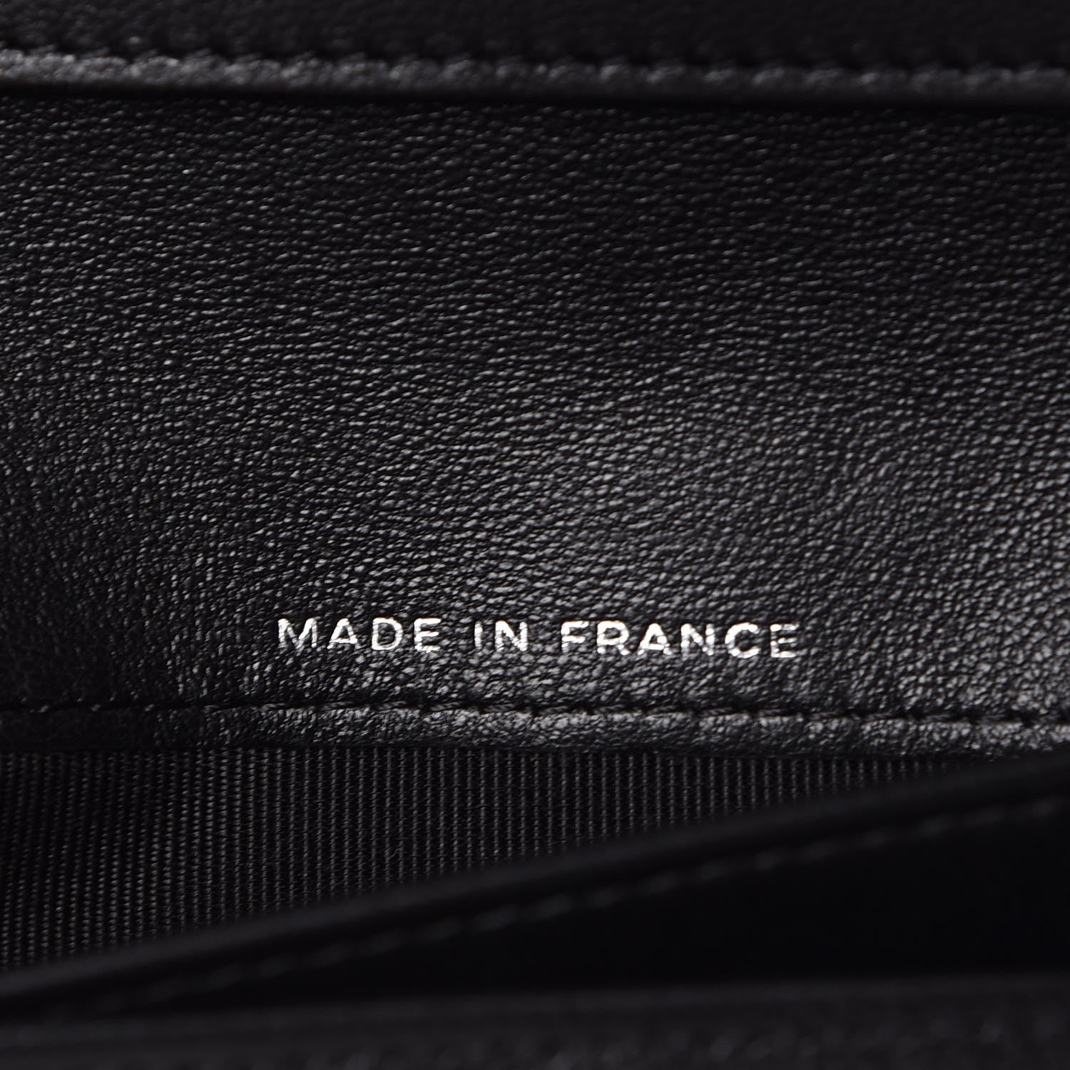 Chanel Lambskin Quilted Large Flap Wallet Black 9 of 9