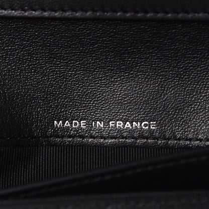 Chanel Lambskin Quilted Large Flap Wallet Black 9 of 9