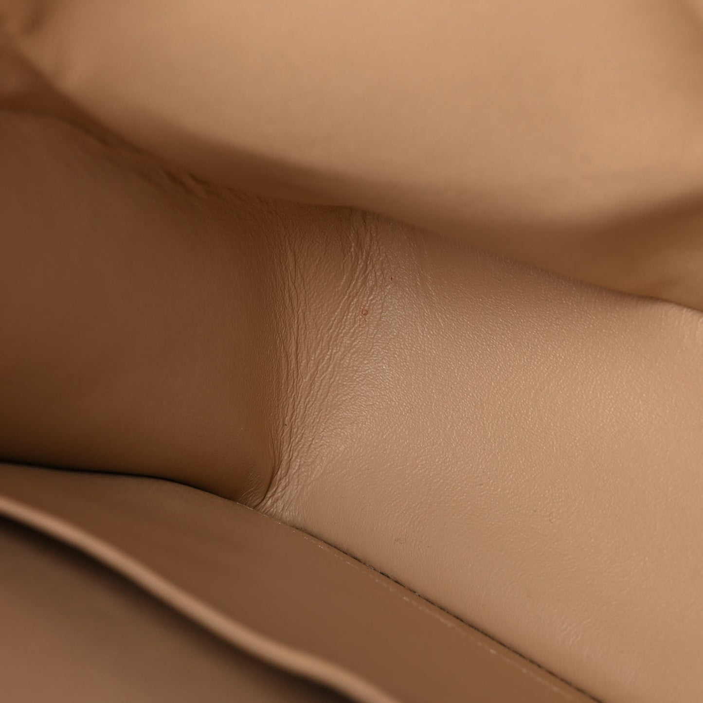 Caviar Quilted Jumbo Double Flap Beige