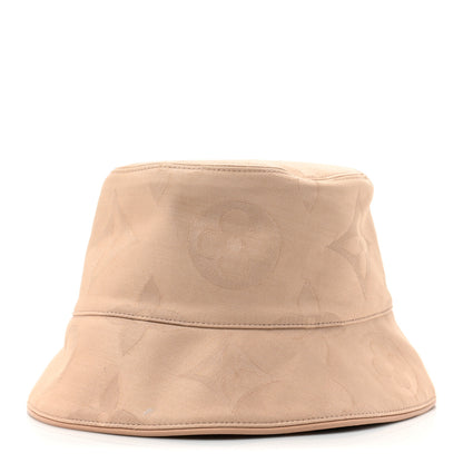 Louis Vuitton Cotton Monogram Flower Tile Reversible Bucket Hat S Beige 1 of 7