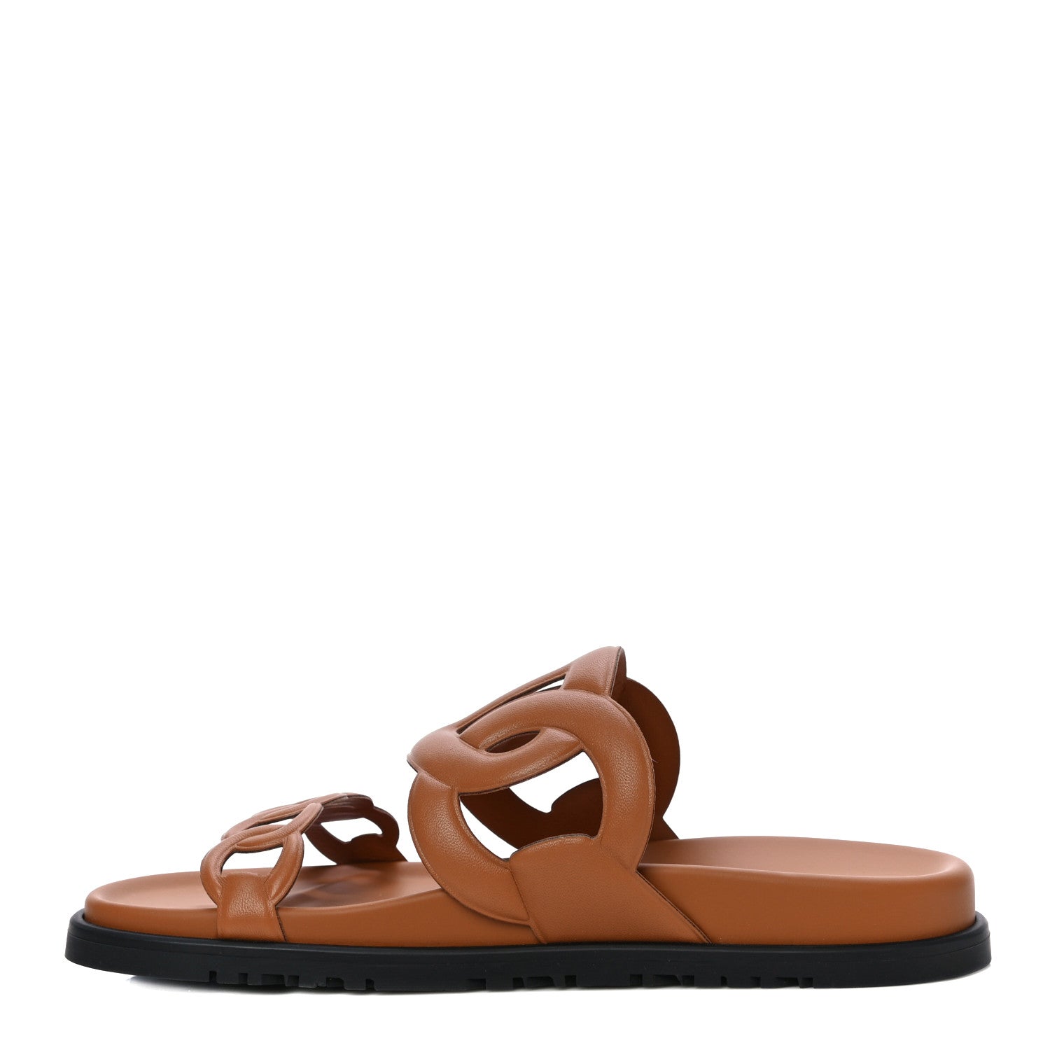 Hermes Nappa Extra Sandals 38 Naturel 1 of 13