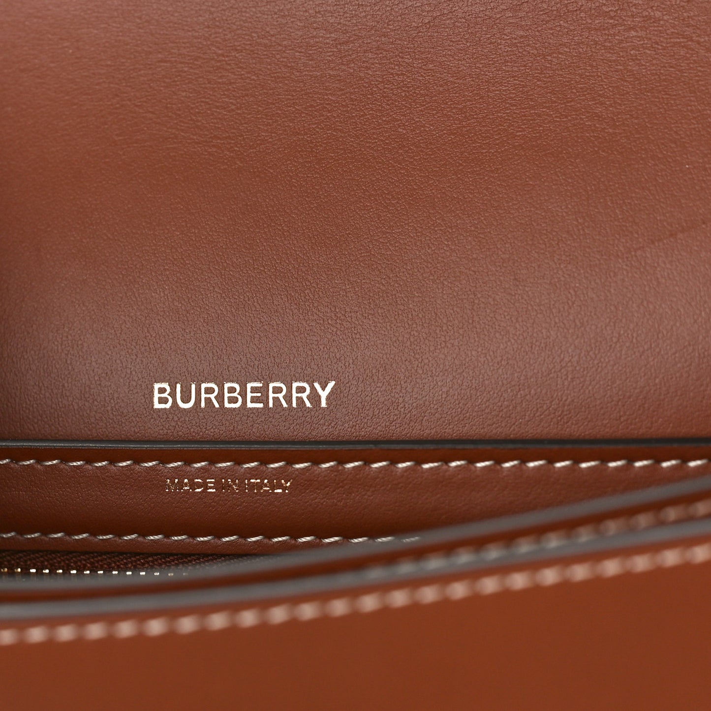 Calfskin Perforated Medium TB Olympia Shoulder Bag Tan