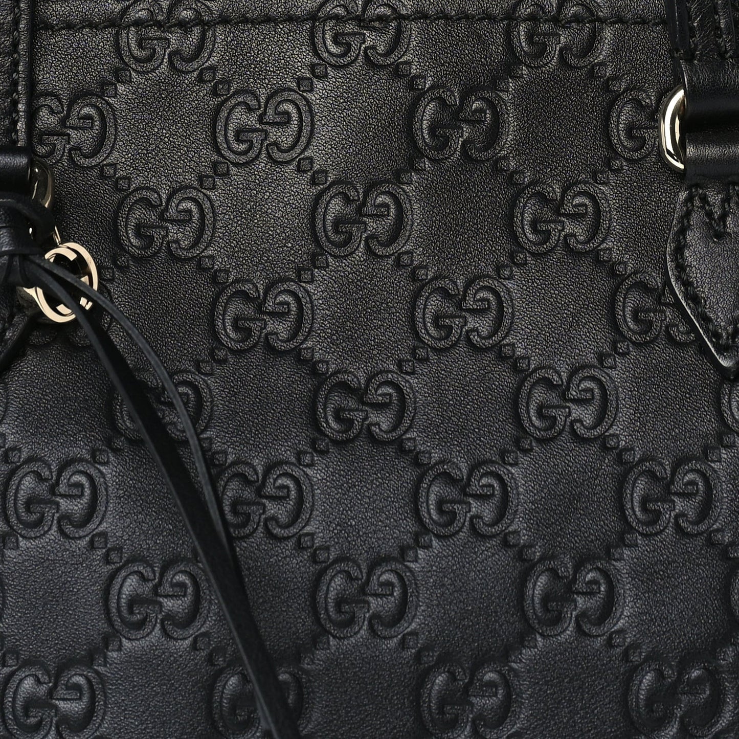 Guccissima Small Bree Zippered Tote Black