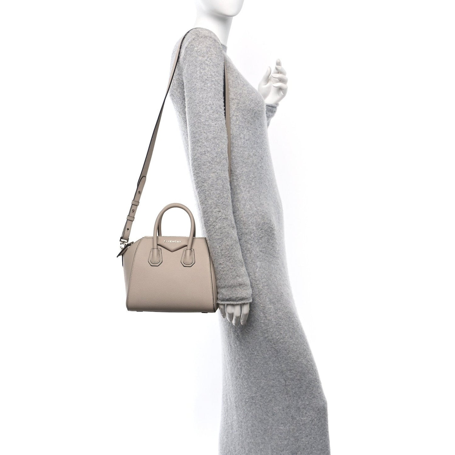 Sugar Goatskin Mini Antigona Dune