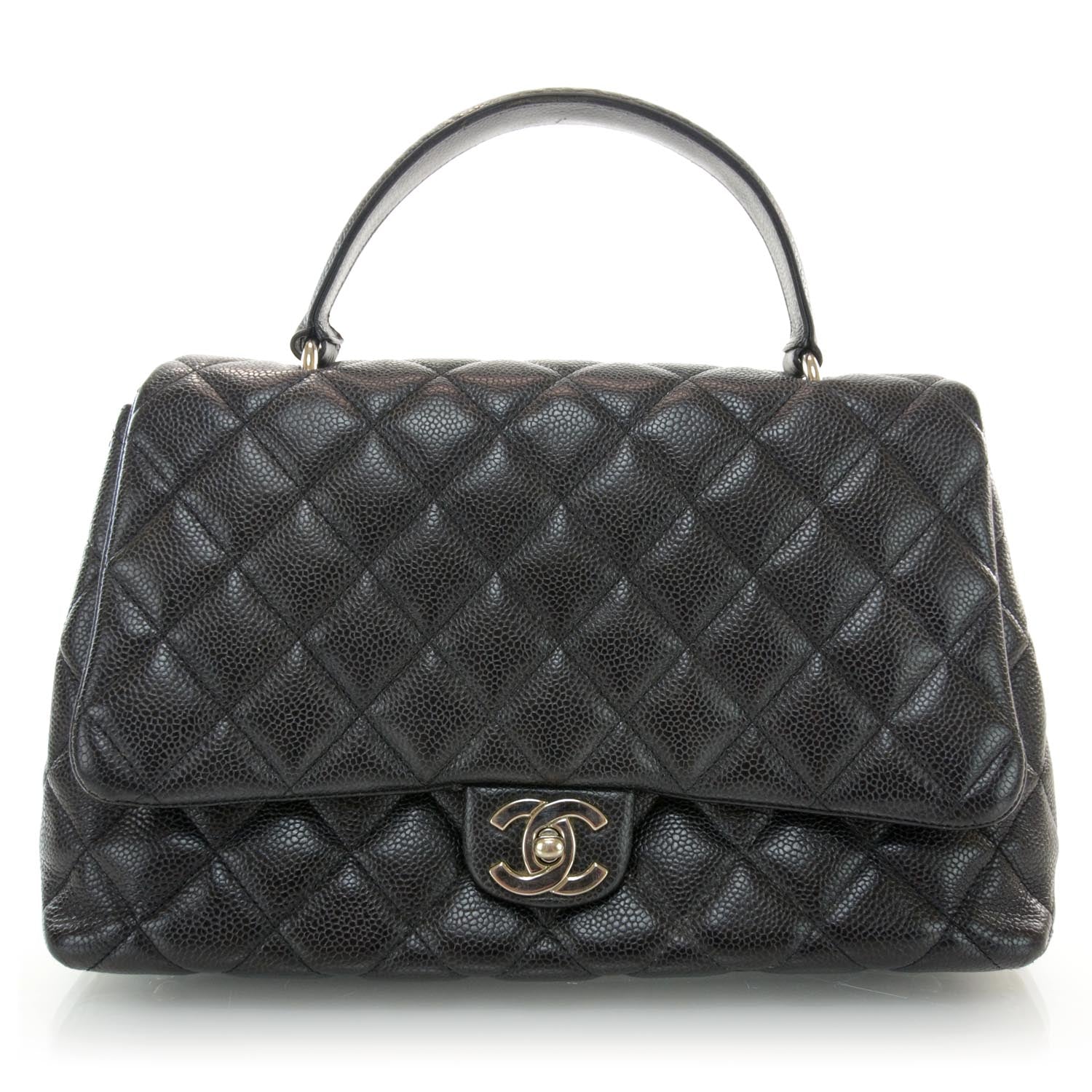 Chanel Caviar Kelly Jumbo Flap Bag Black 1 of 8