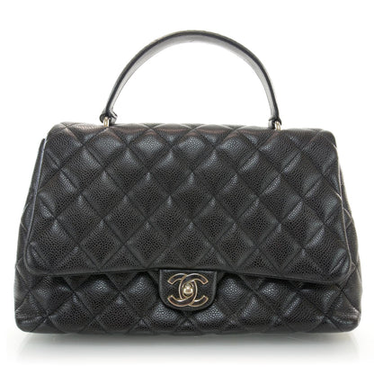 Chanel Caviar Kelly Jumbo Flap Bag Black 1 of 8