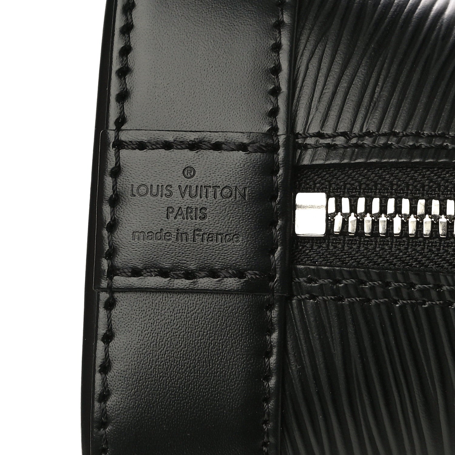 Louis Vuitton Epi Alma BB Black 9 of 12