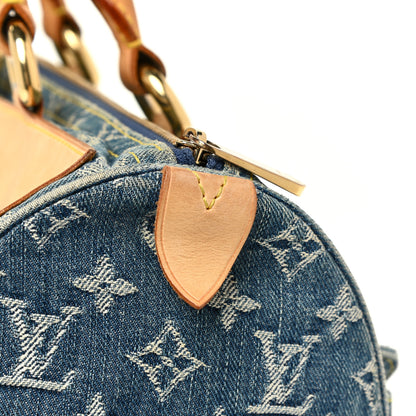 Louis Vuitton Monogram Denim Neo Speedy Blue 11 of 22