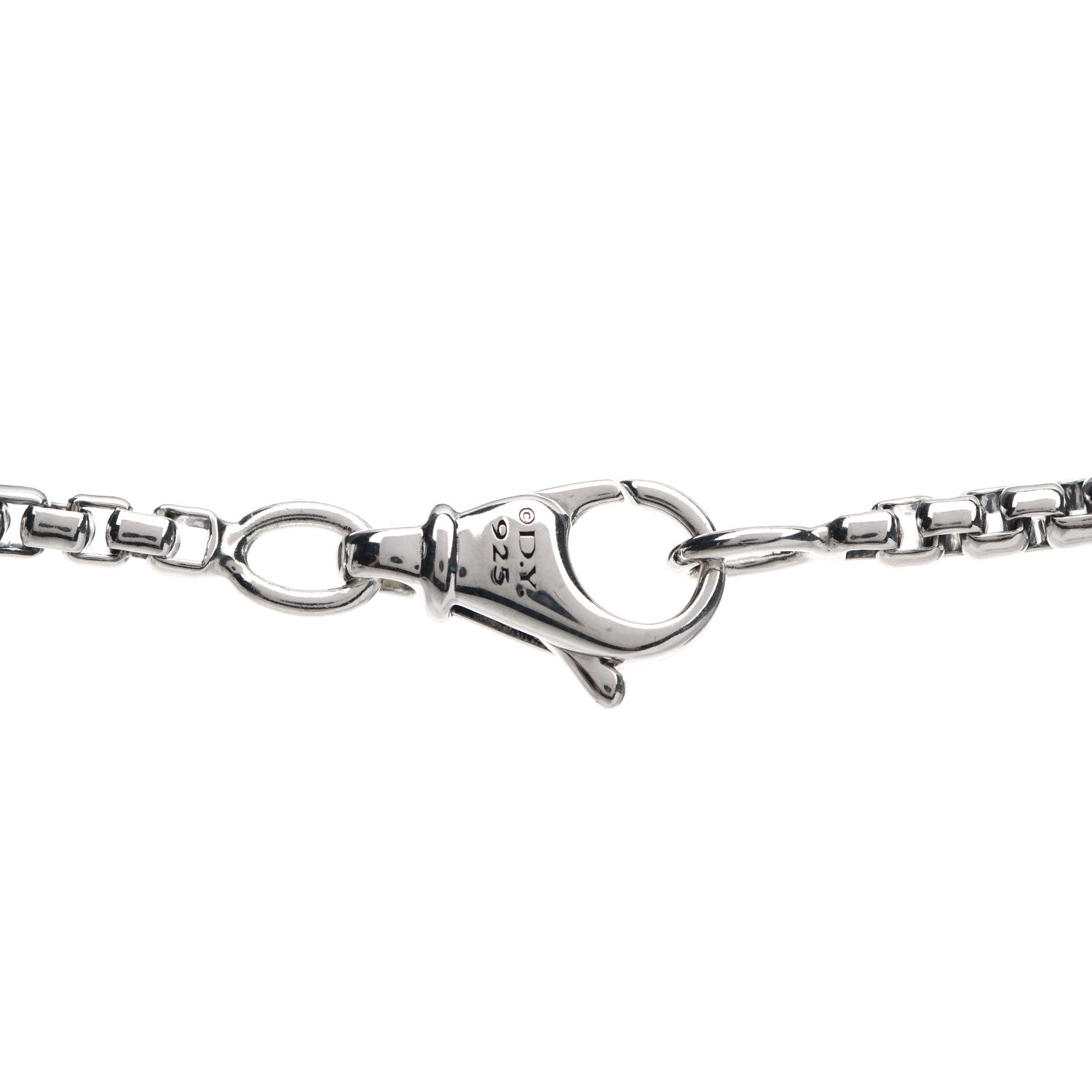 David Yurman Sterling Silver 2.7mm Small Box Chain Necklace 22" 4 of 5