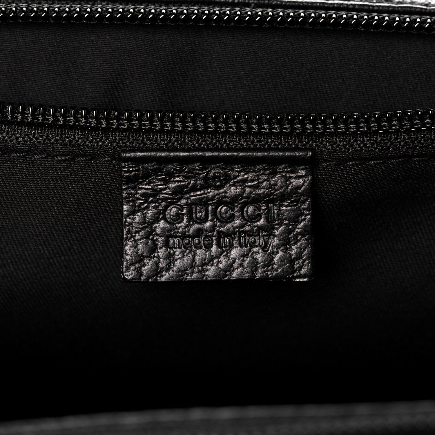 Gucci Calfskin Flap Briefcase Black 6 of 9