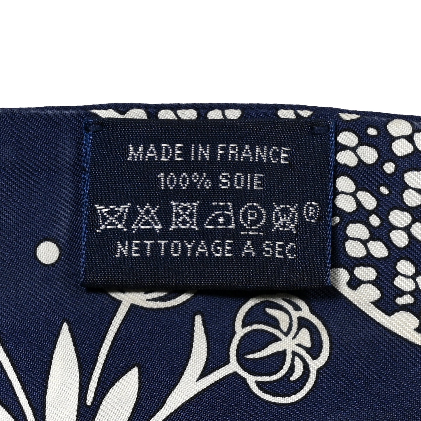 Silk Les Leopards Twilly Marine White