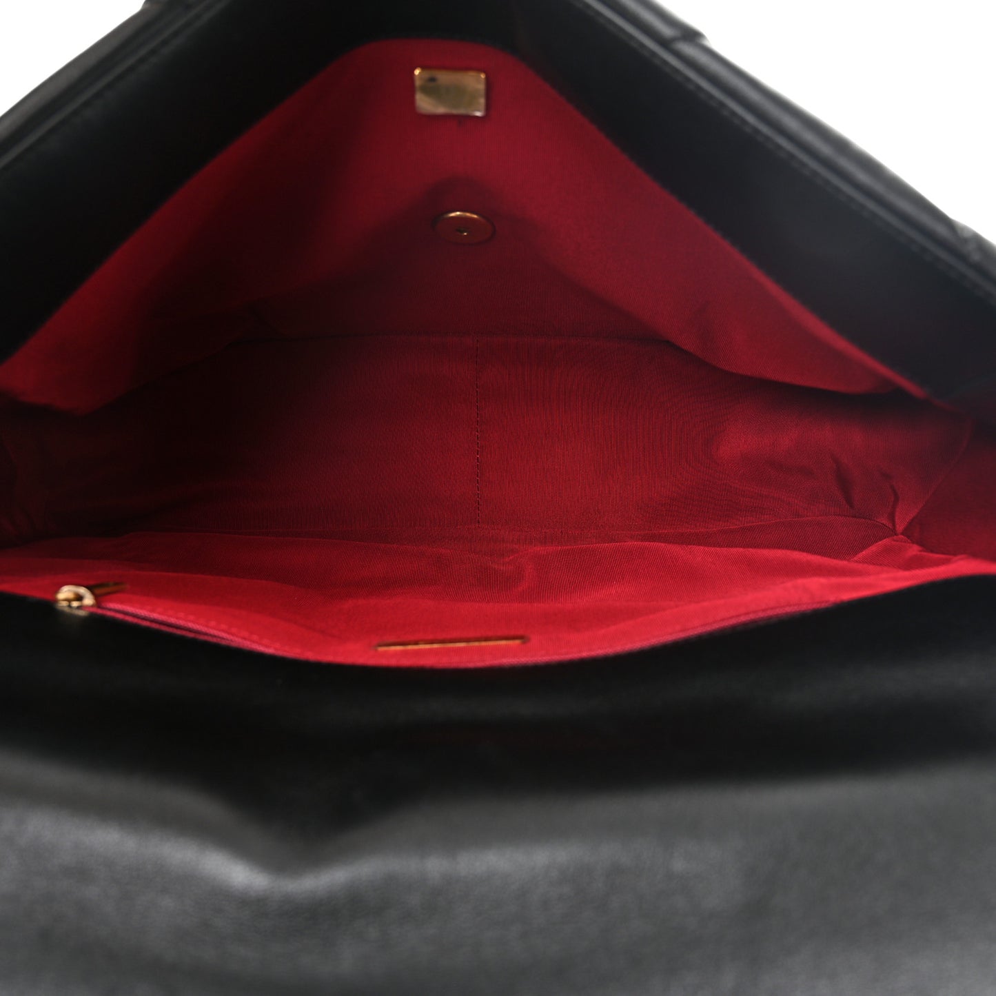 Lambskin Quilted Maxi Chanel 19 Flap Black