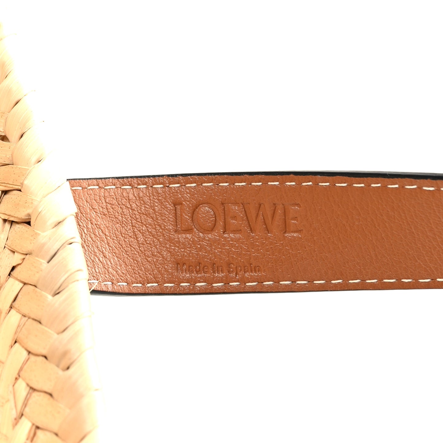 Raffia Basket Tote Bag Natural Tan