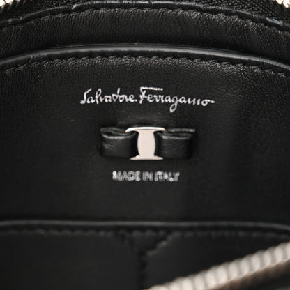 Salvatore Ferragamo Metallic Calfskin Small Viva Bow Shoulder Bag Silver 6 of 11