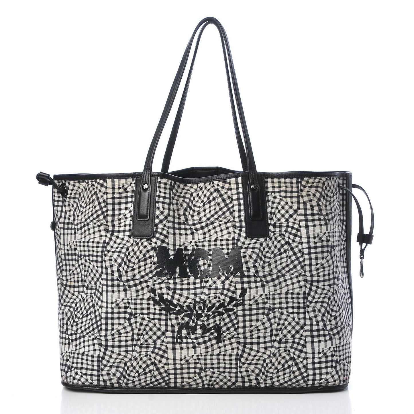 Visetos Large Liz Reversible Shopper Tote Black