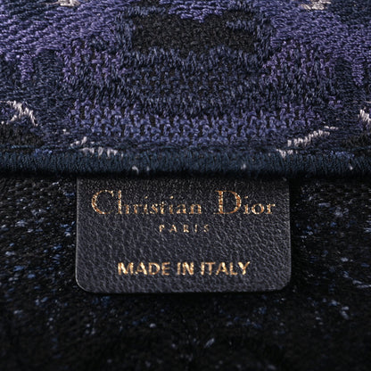 Christian Dior Canvas Embroidered Large KaleiDioroscopic Book Tote Blue 5 of 9