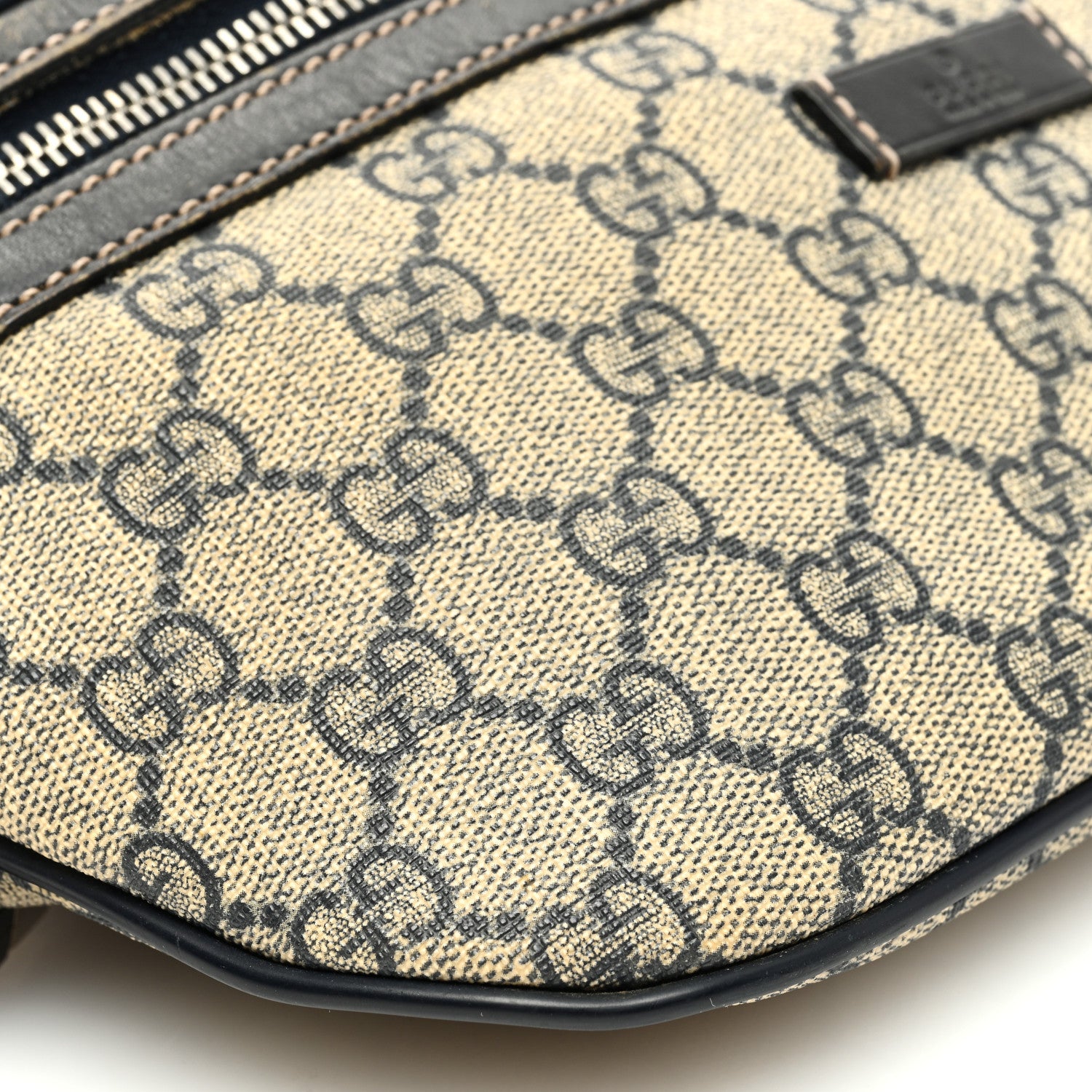 Gucci GG Plus Monogram Belt Bag Navy 9 of 10