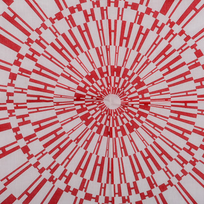 Hermes Cotton Pocket Square Red 1 of 5