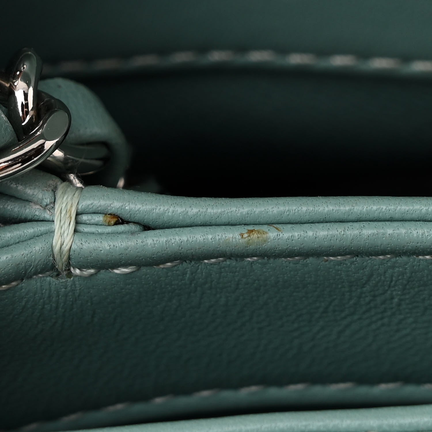 Chanel Lambskin Quilted Small Trendy CC Flap Dual Handle Bag Light Blue 15 of 15