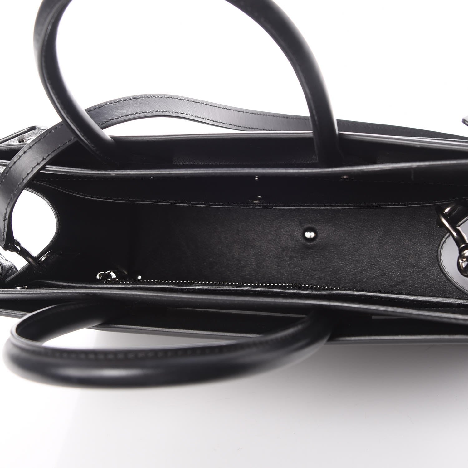 Givenchy Smooth Calfskin Small Horizon Satchel Black 7 of 11