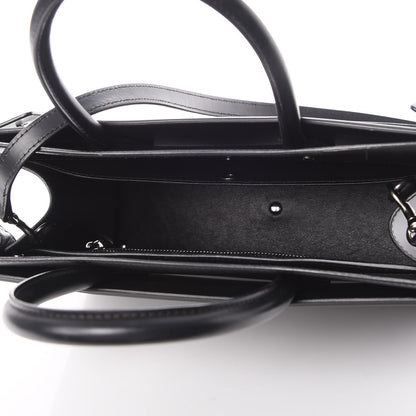 Givenchy Smooth Calfskin Small Horizon Satchel Black 7 of 11