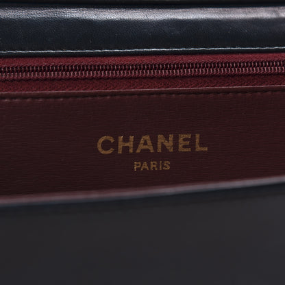 Chanel Lambskin Quilted Wallet On Chain WOC Black 8 of 9