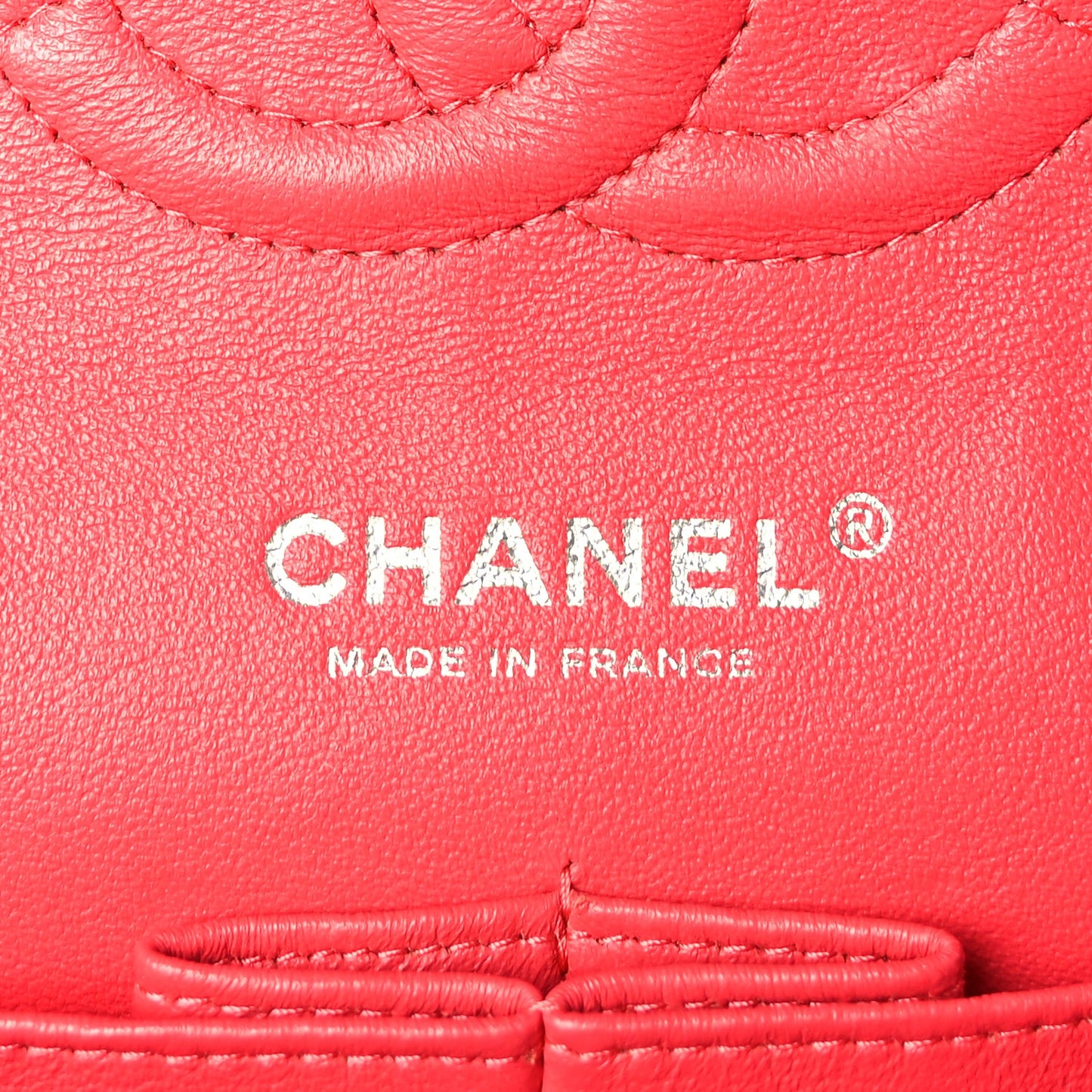 Patent Quilted Medium Double Flap Dark Pink