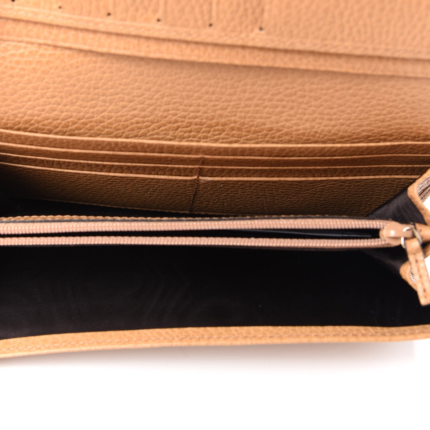 Gucci Dollar Calfskin Continental Flap Wallet Whisky 5 of 7