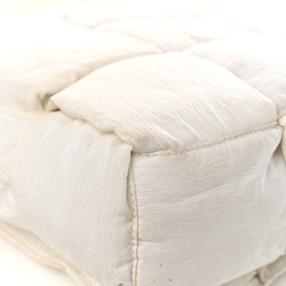 Bottega Veneta Nylon Intrecciato Padded Tech Maxi Cassette Bag White 10 of 15