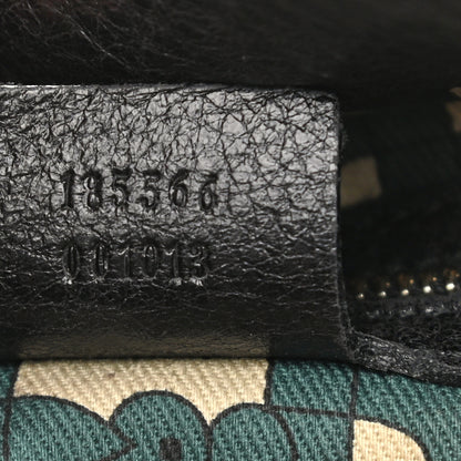 Gucci Calfskin Medium Indy Top Handle Hobo Black 6 of 13