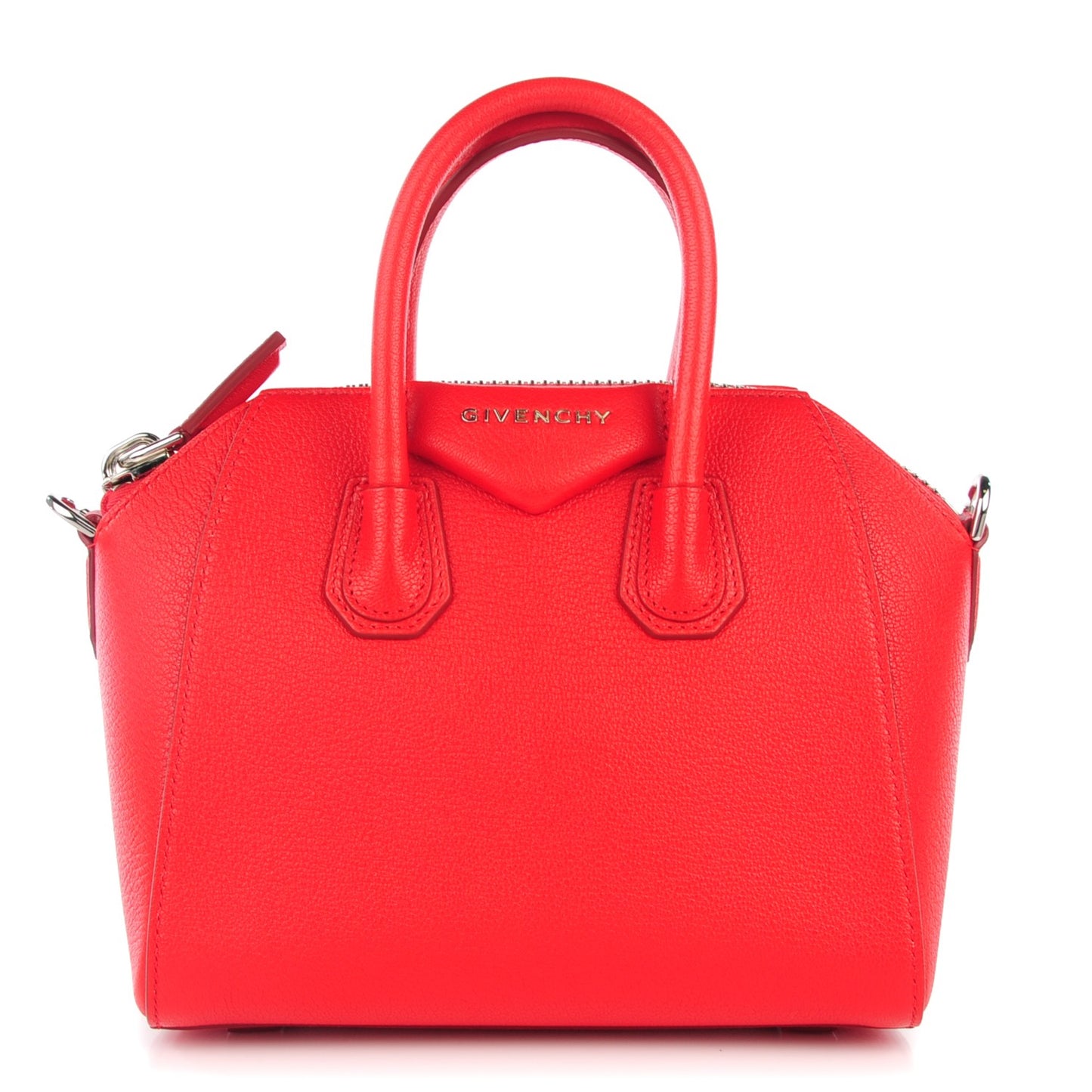 Sugar Goatskin Mini Antigona Red