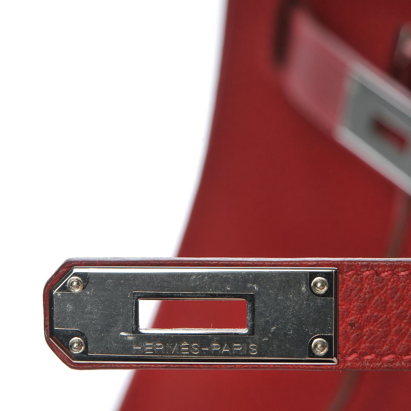 Buffle Skipper Birkin 35 Rouge Vif