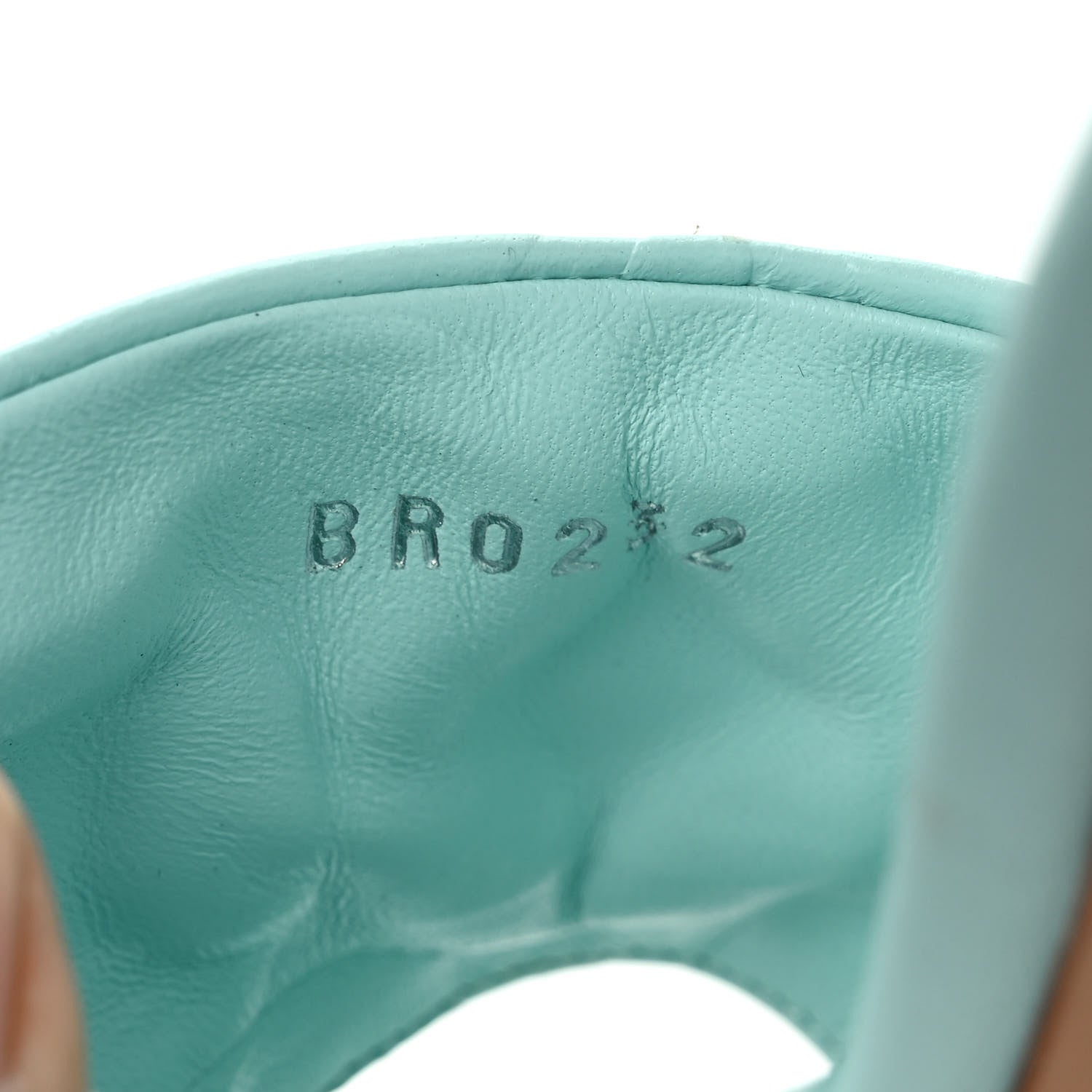 Louis Vuitton Lambskin Embossed Monogram Revival High Heel Mules 39 Light Blue 8 of 8