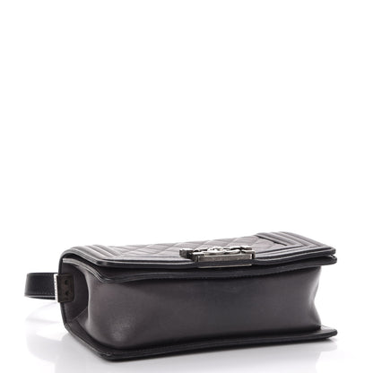 Chanel Lambskin Quilted Small Boy Flap Dark Grey 5 of 14