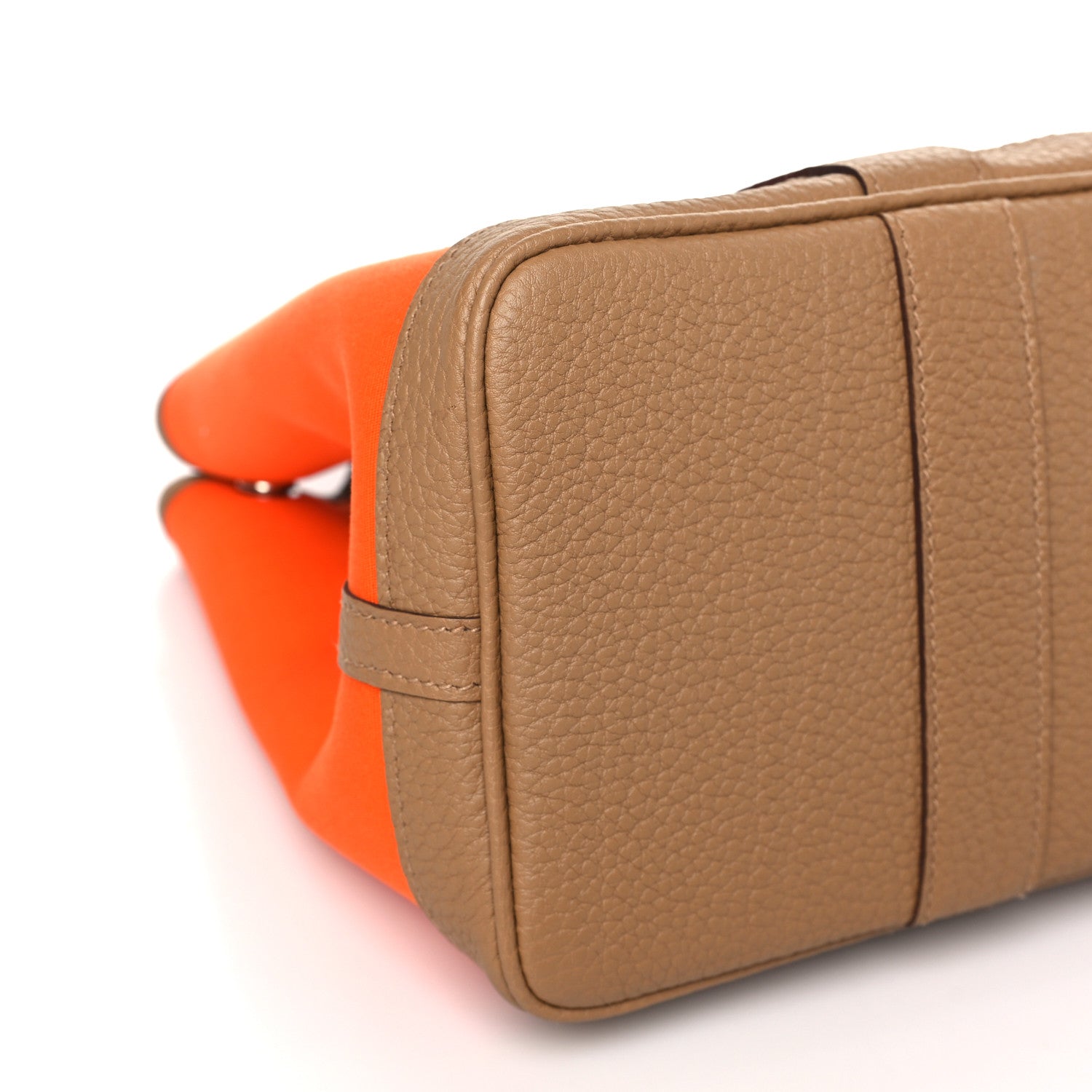 Hermes Toile Militaire Vache Country Garden Party 30 TPM Orange Chai 9 of 10