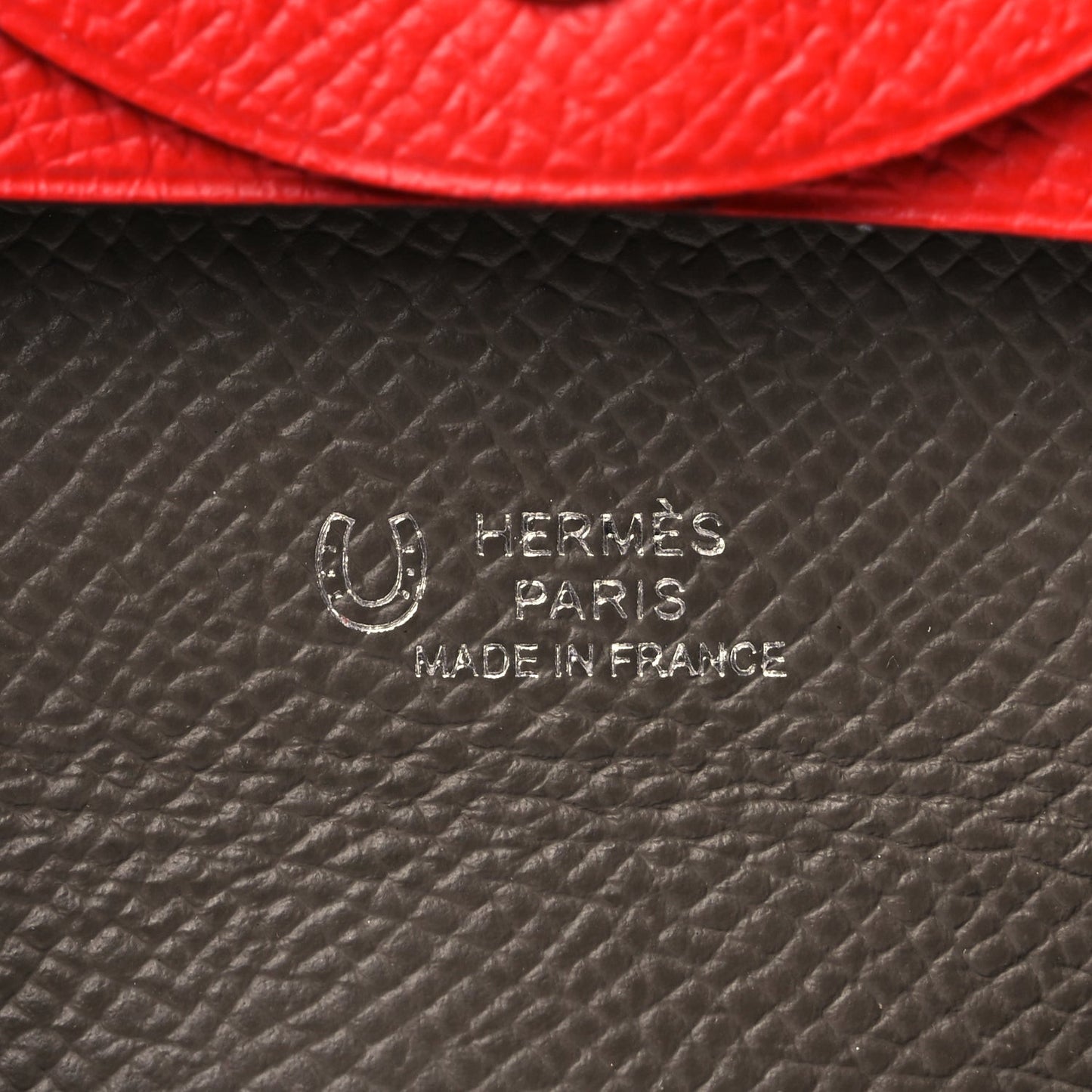 Epsom Horseshoe Bastia Coin Purse Rouge Casaque Etoupe