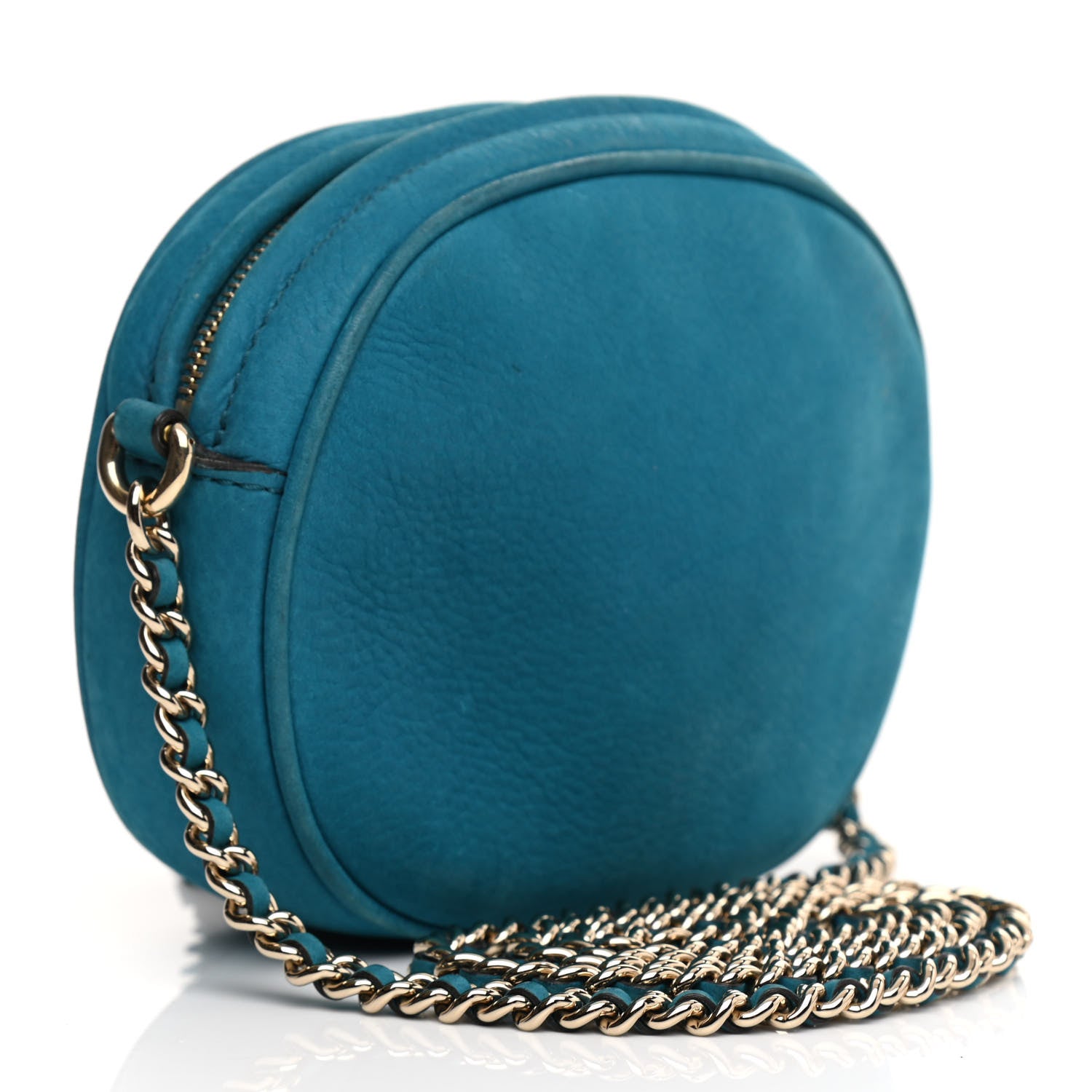 Gucci Vitello Range Mini Soho Chain Bag Deep Cobalt 5 of 31