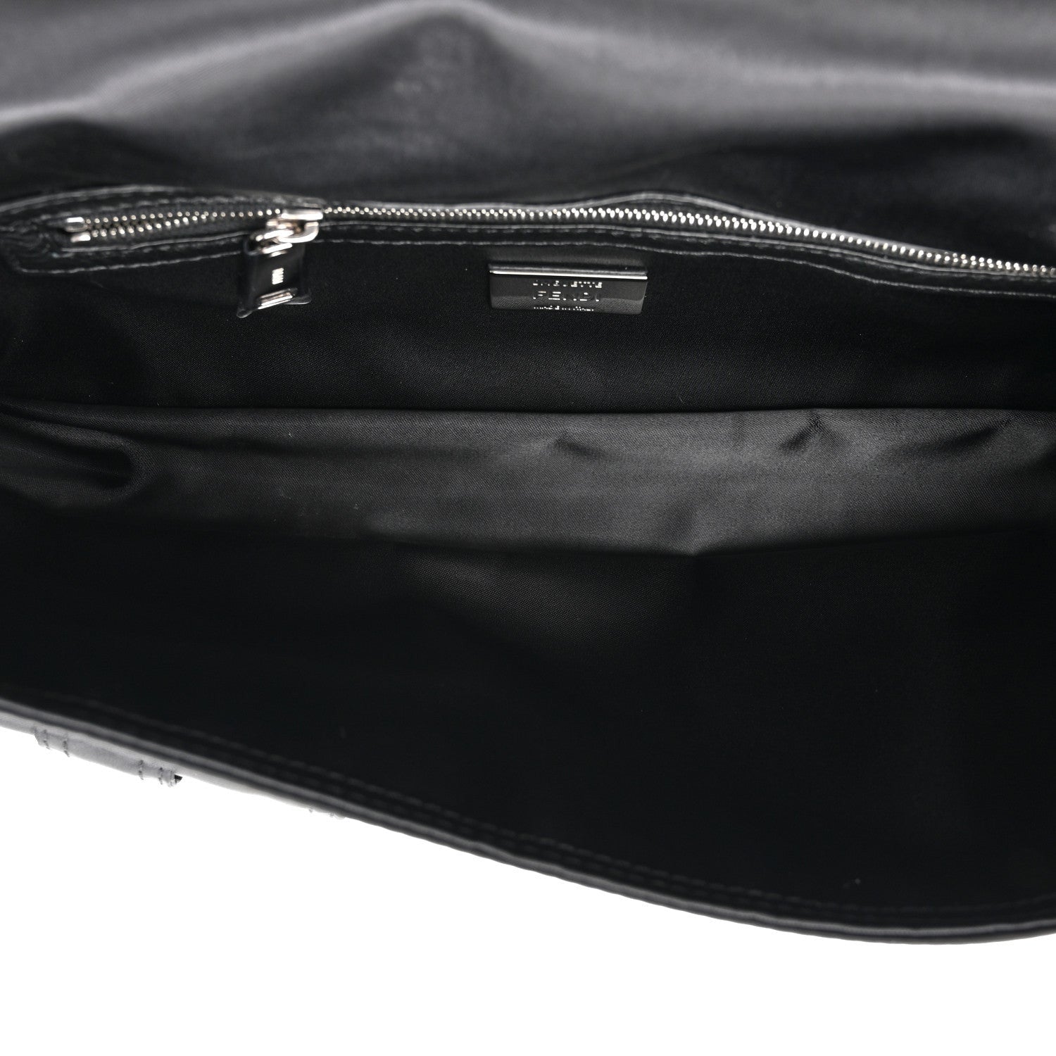 Fendi Econyl Cuoio Romano Multipocket Baguette Black 5 of 7