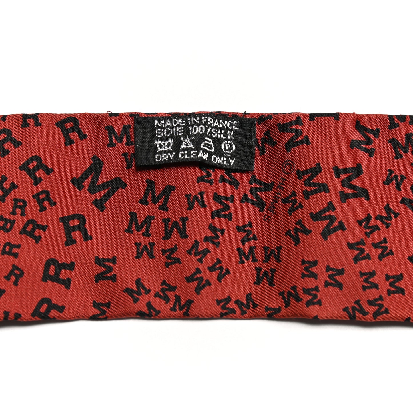 Silk Scattered Letters Twilly
