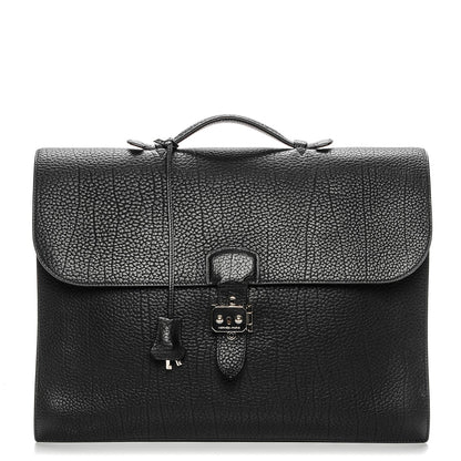 Hermes Fjord Sac a Depeche 41 Briefcase Black 1 of 10