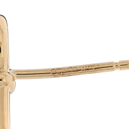 Tiffany 18K Yellow Gold Mini Key Earrings 4 of 4