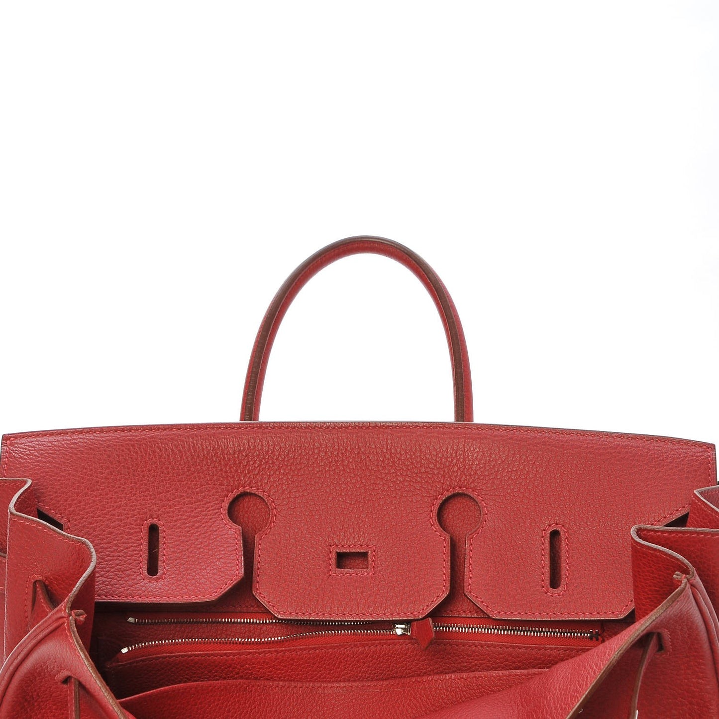 Buffle Skipper Birkin 35 Rouge Vif