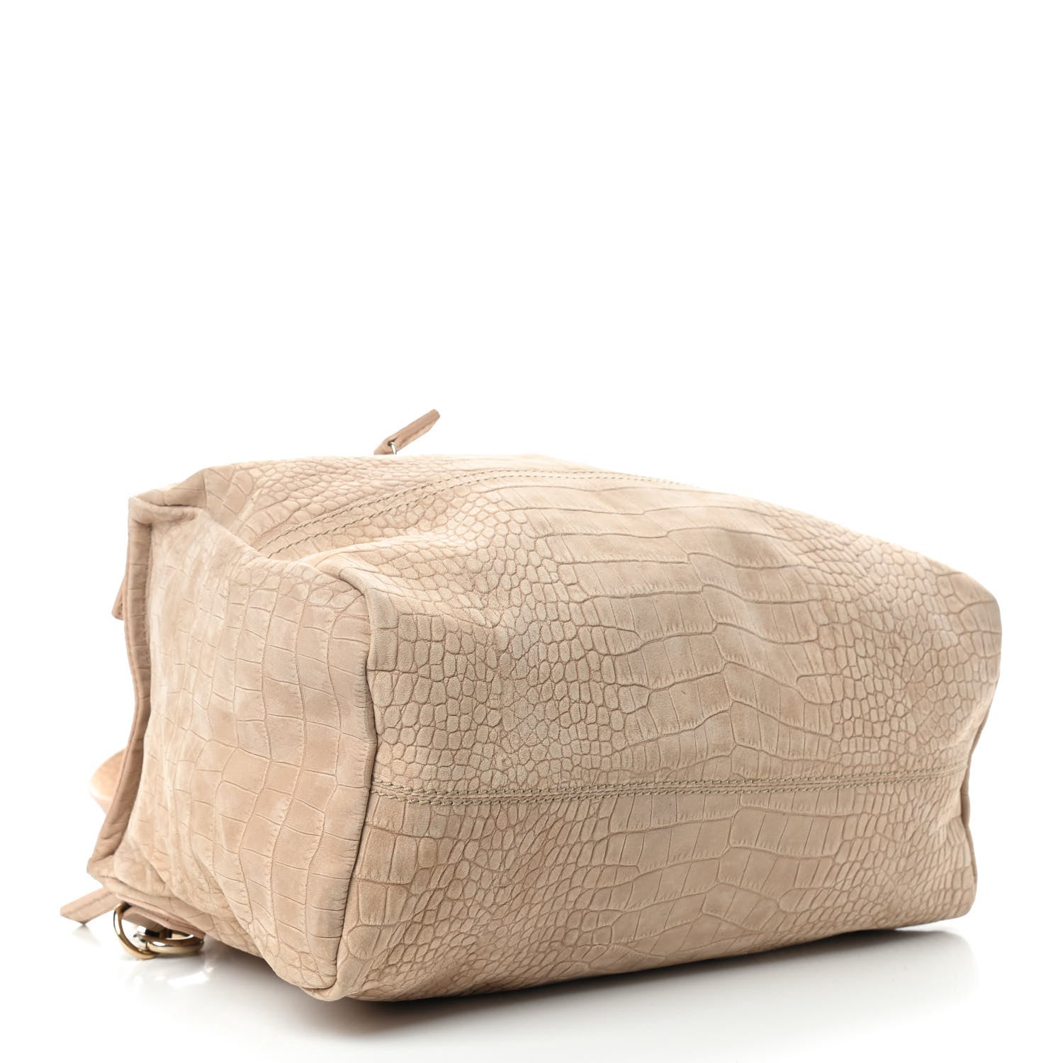 Givenchy Nubuck Crocodile Embossed Medium Pandora Beige 3 of 8